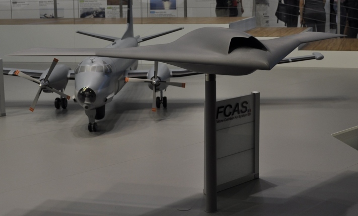 Maketa európskeho projektu Future Combat Air System